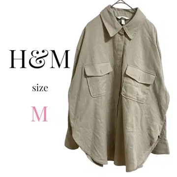 에이치앤엠 [ M ] 긴팔 셔츠 자켓 가슴 포켓 체형 커버 신후와