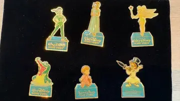 디즈니 피터팬 핀 배지 6개 세트 초레어품