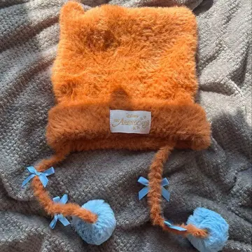 디즈니 아리스토캣 루즈 니트 모자