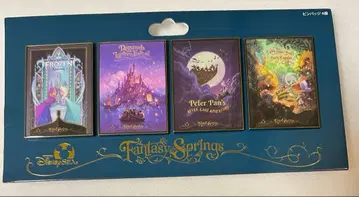 디즈니씨 판타지 스프링스 핀 배지 4개