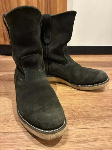 레드윙 페코스 블랙 스웨이드 26.5cm redwing