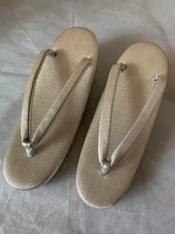 실버 골드 조리 통굽 전복 기모노 결혼식 등