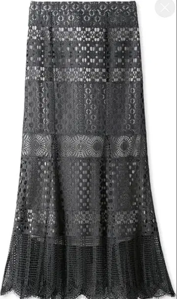 스나이델 자카드 레이스 머메이드 스커트 SWFS242132