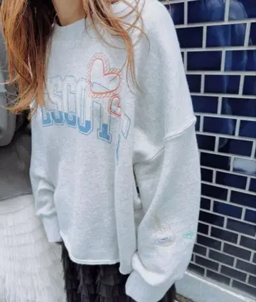 니코앤드 MODE NORM CORE 자수 x 프린트 맨투맨