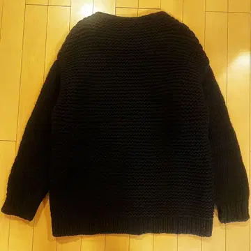 림아크 RIM.ARK 오버 로우게이지 니트 F 큼직하게 짠 스웨터