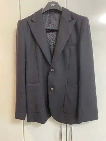 딜레이 테일러드 자켓 블랙 XL