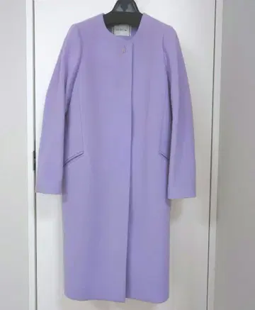 un dix cors 노카라 코트 라벤더