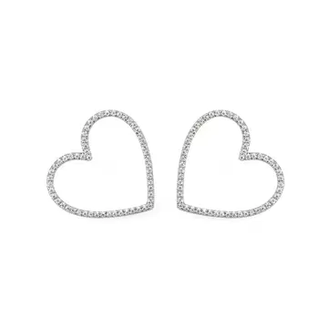 하트 프레임 귀걸이 B1025-2 ( 4주간 발송 )