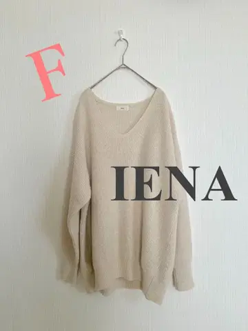 [ 새상품급 ] IENA 워셔블 라쿤 MIX V넥 풀오버