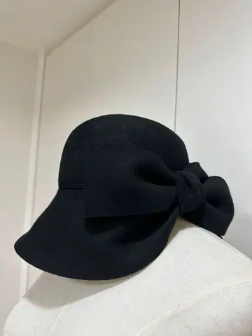 CA4LA 리본 펠트 햇 블랙 택 포함