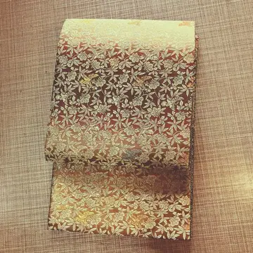 몬야이세키 고료오리 니시진 후쿠로 오비 새상품