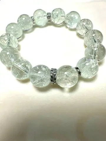 미사용 새상품 그린 자수정 아이리스