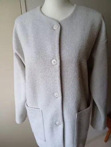 오로네 노카라 자켓 라이트 그레이