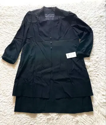 새상품 SORITEAL 블랙 포멀 원피스