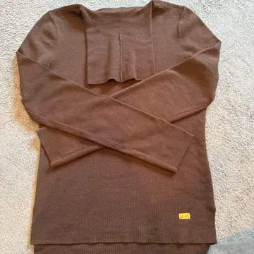 [ FOXEY ] 브라운 터틀넥 니트 스웨터 사이즈 38