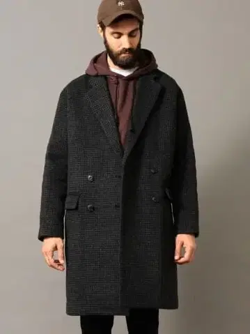 유나이티드 애로우즈 BY 더블 브레스티드 체스터 코트 새상품급