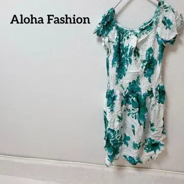 새상품급 Aloha Fashion [프리] 플로럴 슬리브리스 원피스