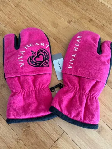 택 포함! VIVA HEART 비바하트 미튼 핑크