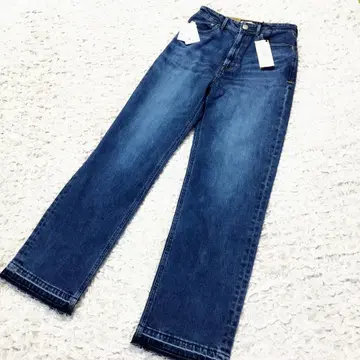 미사용 택 포함 YANUK 야누크 LEA 보이즈 스트레이트 데님 27