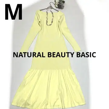 내추럴 뷰티 니트 롱 원피스 사이즈 M