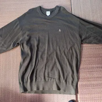 GAP 크루넥 스웨터 L 사이즈 올리브색