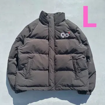 9090 로고 리치 퍼퍼 재킷