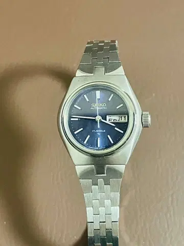 SEIKO AUTOMATIC 정품 벨트 블루 다이얼