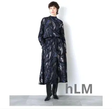 hLM 시어 자카드 원피스 36 택 포함 새상품