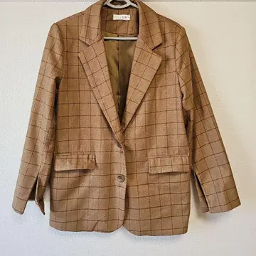 STYLE SCRAP 체크 무늬 테일러드 자켓