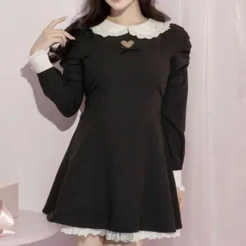 pium 하트 오픈 마루카라 원피스