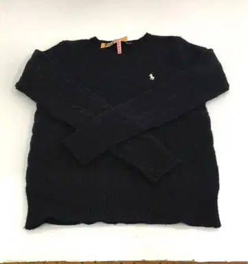 폴로 랄프 로렌 블랙 케이블 니트 스웨터