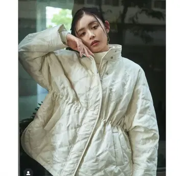 Natural Beauty Basic 퀼팅 블루종