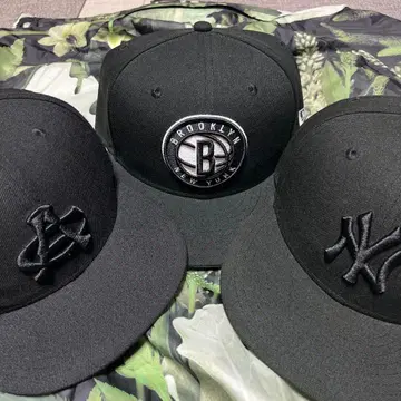 뉴욕 브루클린 네츠 야구 모자 블랙