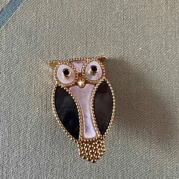 올빼미 디자인 브로치