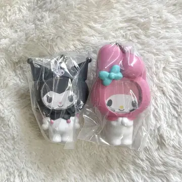 산리오 캐릭터즈 사진 프레임 마스코트 마이멜로디 쿠로미