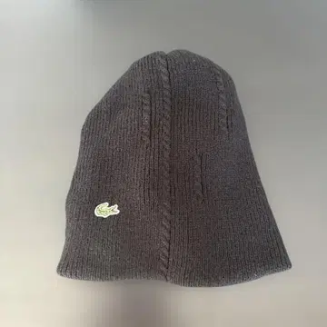 Lacoste 니트 모자 케이블 짜임
