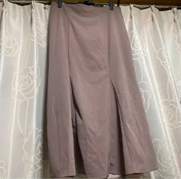 빅 사이즈 머메이드 스커트 4L 퍼플 계열