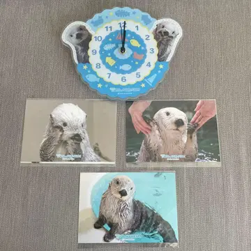 캡복권 A상 메이&키라짱의 아크릴 시계 등 4점 세트