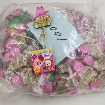 커비 클리어 키링 핑크