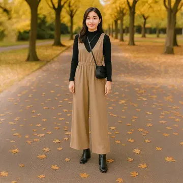 Cecil McBEE 살로펫 베이지 (F) 와이드 팬츠 루즈핏