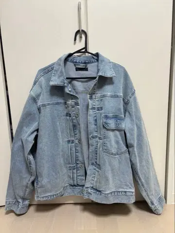 유니클로 UNIQLO XL 데님 자켓 라이트 블루