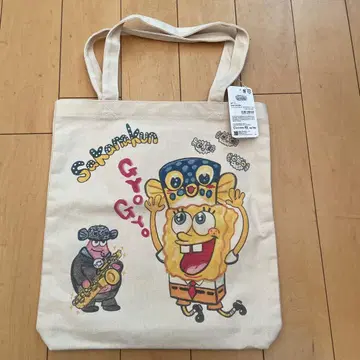 택 포함 새상품 스펀지밥 토트백