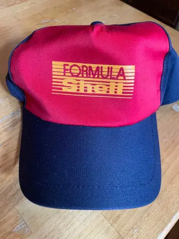 레어 Formula Shell 캡 레드 네이비 아메카지