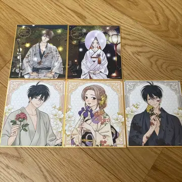 기모노 캐릭터 엽서 4장 세트