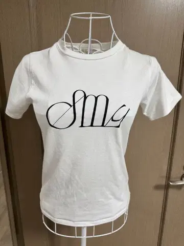 eimyistoire 로고 화이트 T셔츠