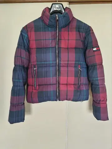 TOMMY JEANS 체크 무늬 [ 면 ] 자켓 S