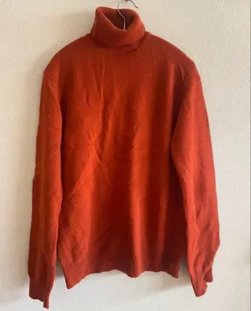 TAKEO KIKUCHI 니트 스웨터 L 오렌지 터틀넥 니트