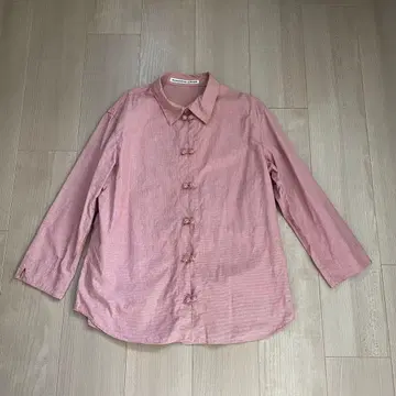 마드모아젤 논논 7부 소매 셔츠 코튼 새상품급