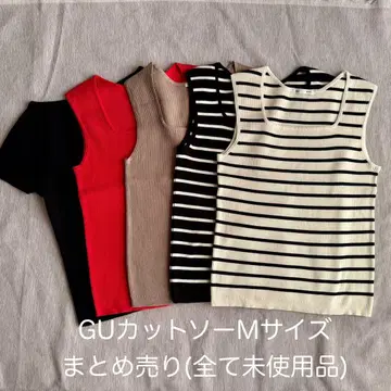 미사용품 GU 티셔츠 M 사이즈 묶음 판매