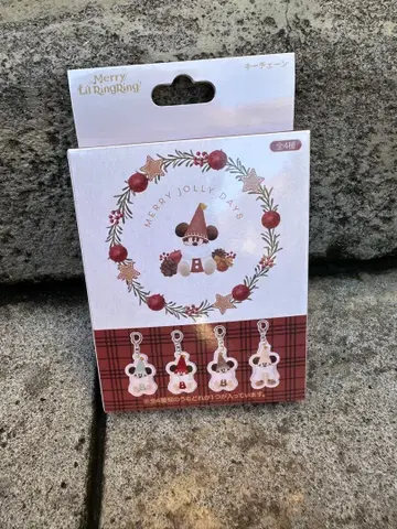 디즈니 크리스마스 2025 릴린린 키체인 랜덤 새상품 미개봉
